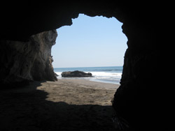 Playa en El Salvador